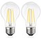 Luxrite A19 LED Edison Light Bulbs 12W 100W Equivalent 1600LM 4000K Cool White Dimmable E26 Base, 2PK LR21662-2PK - alternate 1